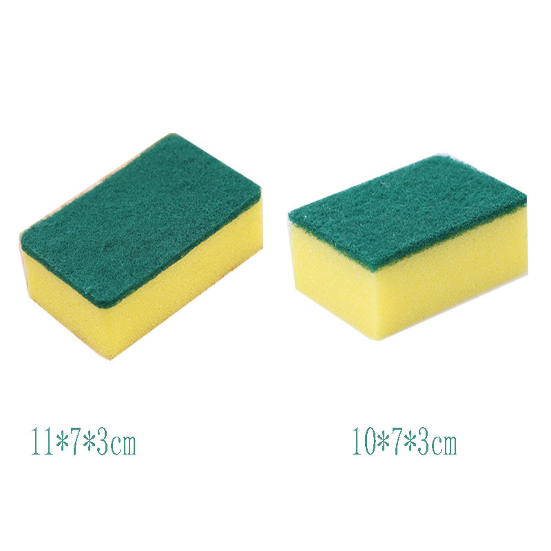 High Quality Scouring Pad Kitchen Double-sided Cleaning Brush Pot And Magic Dishwashing Sponge