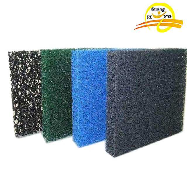 30PPI Open Cell Reticulated Polyurethane Filter Sponge Foam For Alumina Ceramic Filter Plate