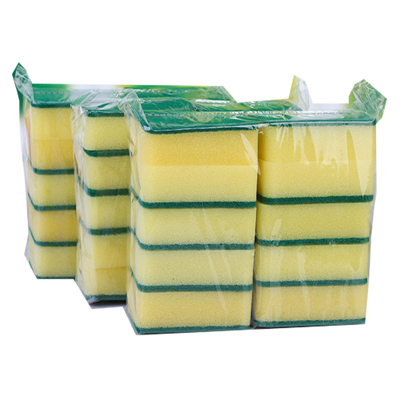 Wholesale Kitchen Dish Washing Scrub Sponges Pads And Reusable Dishes Scouring Pad Sponge