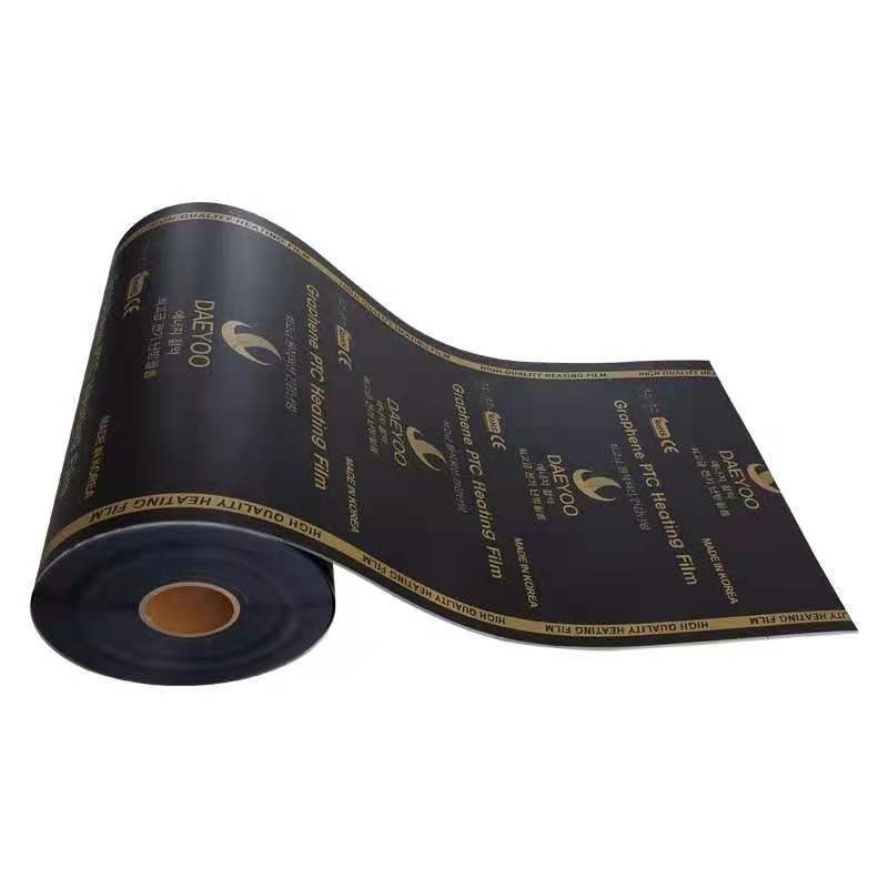 OEM Wholesale Korea PTC Graphene Electric Warm Floor 12v-230v 60w-800w Carbon Heating Film System Under Carpet Foil Mat