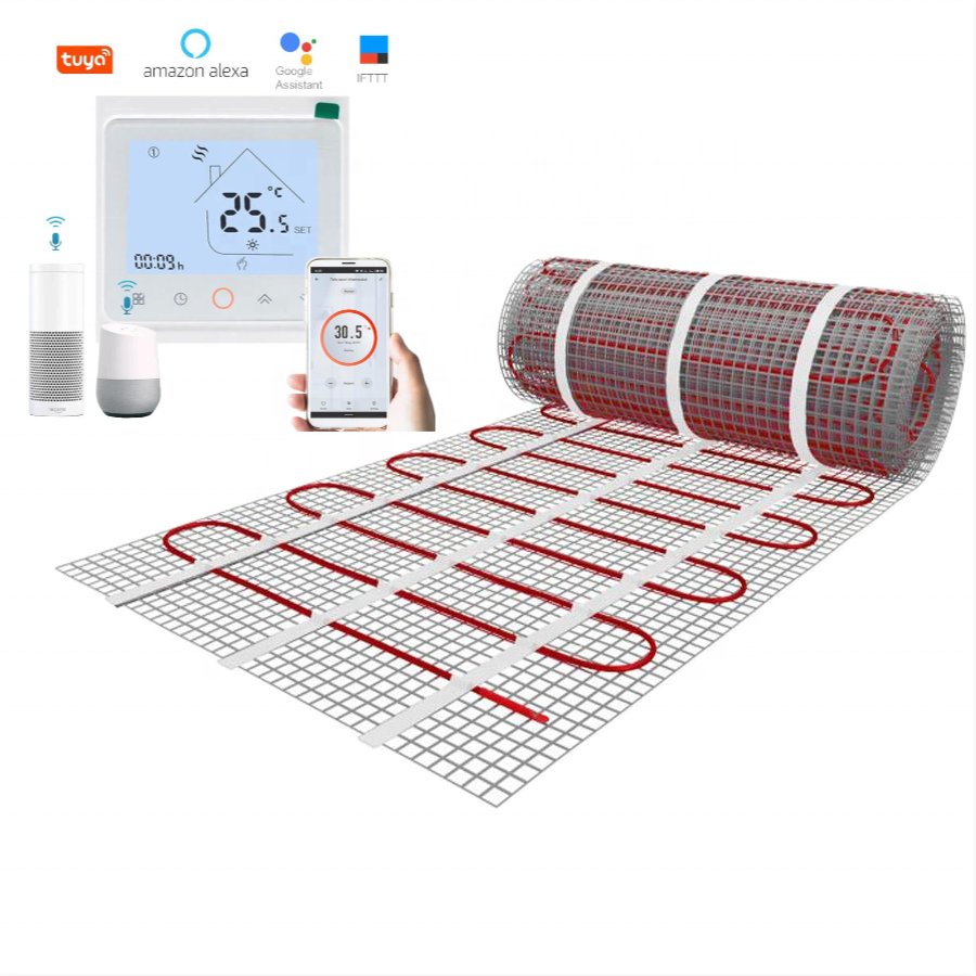 OEM Wholesale Korea PTC Graphene Electric Warm Floor 150w 160w Carbon Heating Film System Under Carpet Tile Foil Mat