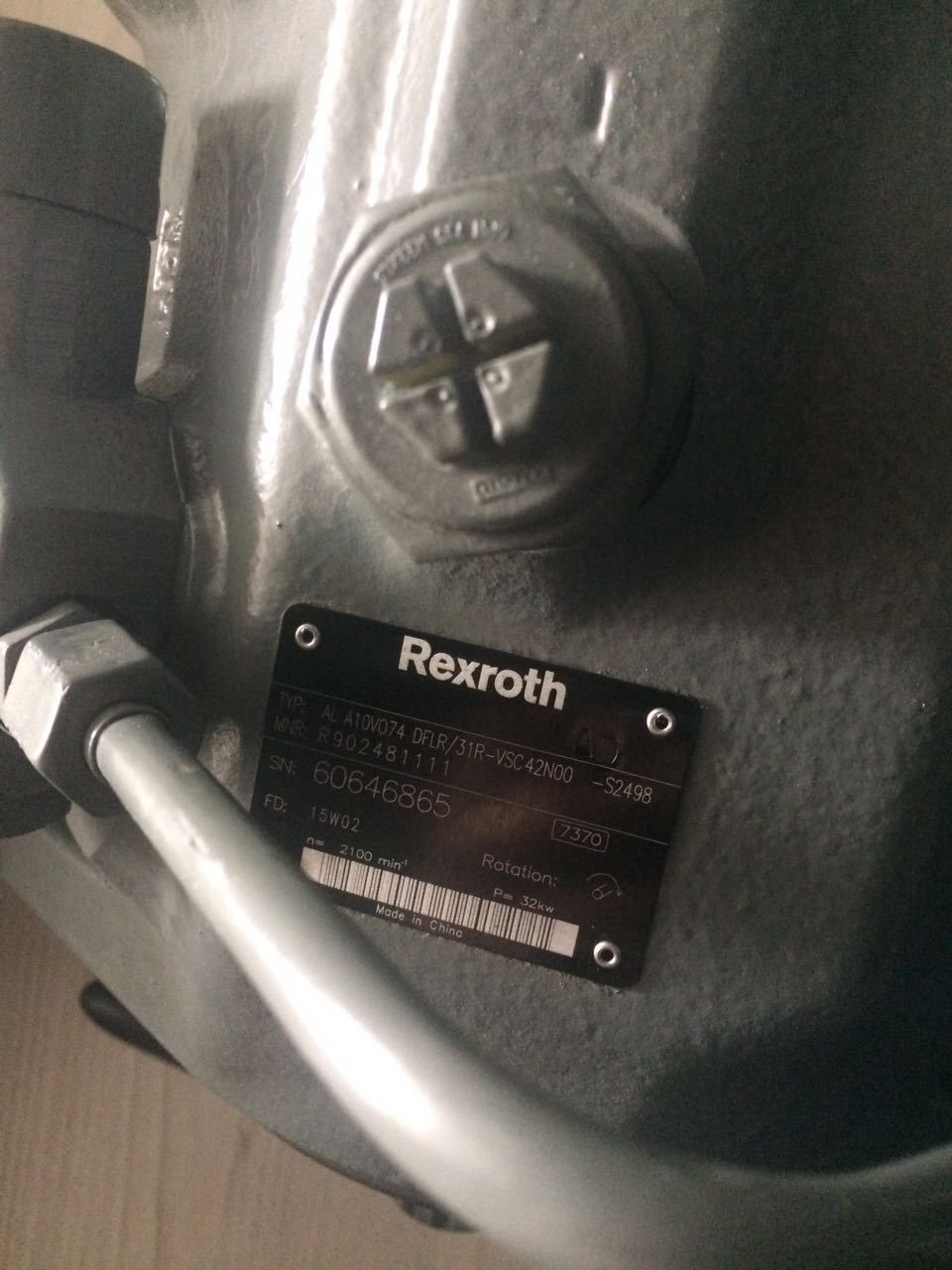 Rexroth A10VSO series Rexroth A10VO74 pump AA10VO74DFLR/31R for construction and excavator parts