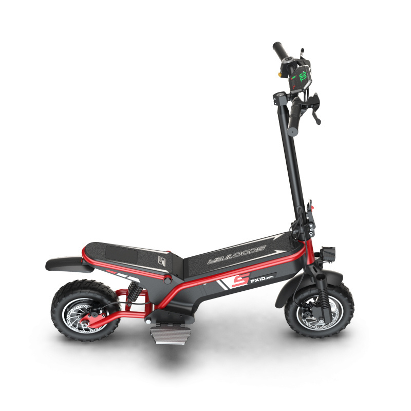 EU warehouse scooter PXID F1 adults powerful fast speed electric scooter highest speed can reach 50kmh with dual suspension