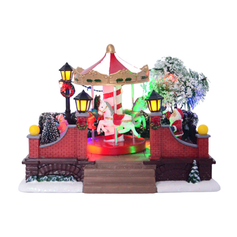 idea Sculptures for colo Motion Camp Ramadan elvs Bottle Outdoor huge Griswold clock christmas village resin