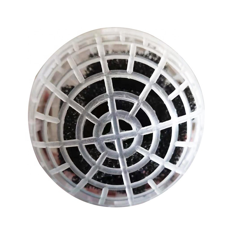 Aquaculture Fish Pond Filter Media 100mm 150mm PP Plastic Suspension Bio Floating Cage Ball