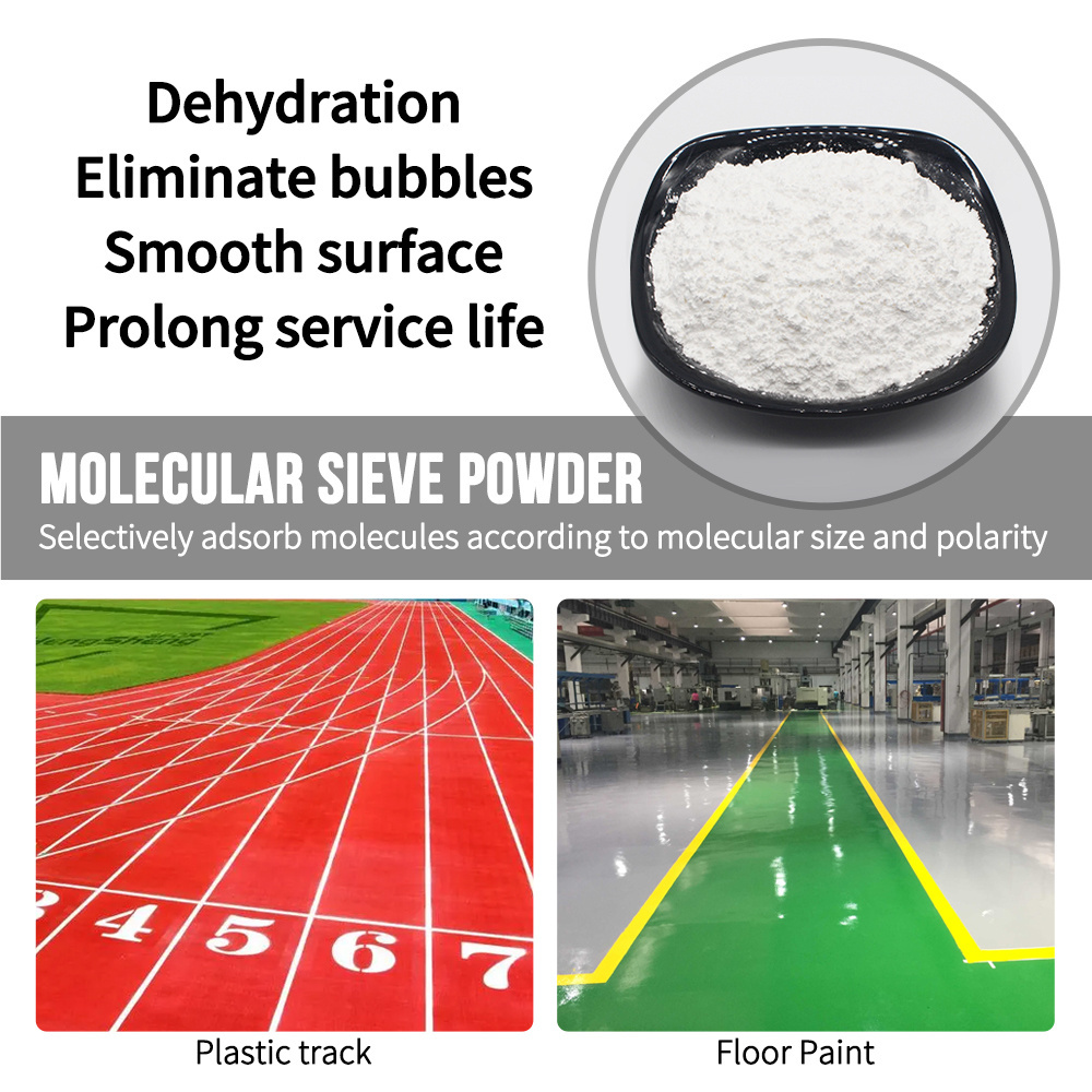 2-4um[micron] Remove H2O and CO2 Zeolite Molecular Sieve Powder for Polyurethane Coating Prevent the Formation of Bubbles