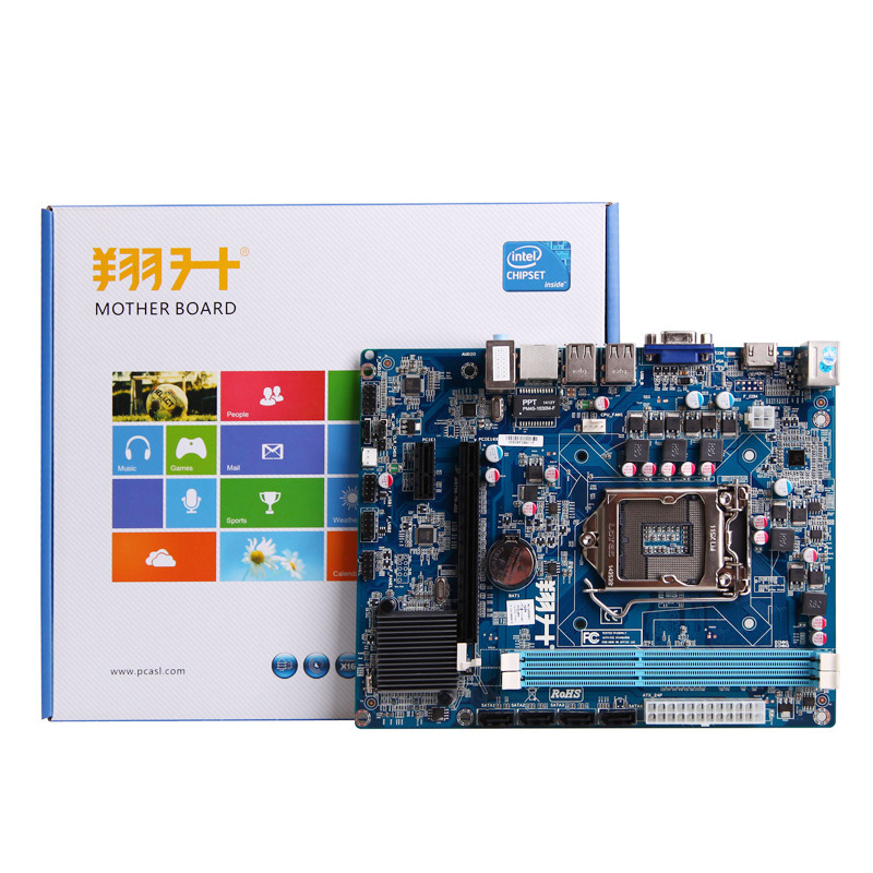 Top quality Strong and durable industrial main board for gaming and office motherboard with Intel H61M-V6