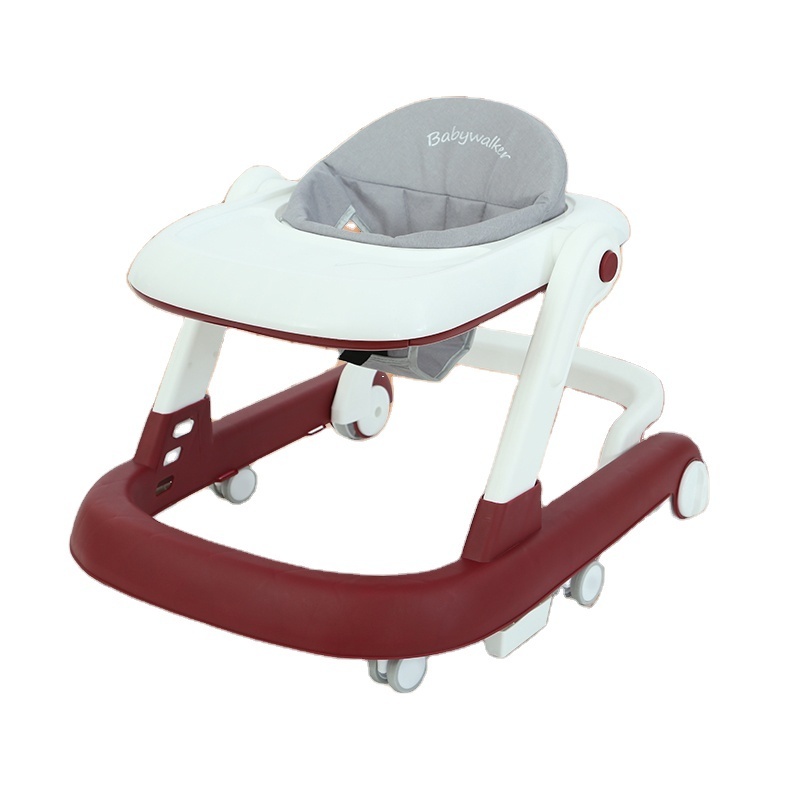 Multi-functional baby walker with music 6-12 months baby can sit and push two-in-one anti-rollover anti-O-shaped legs