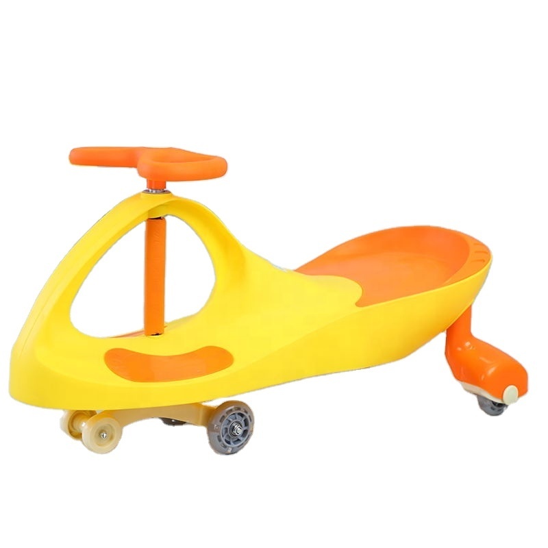 Newest cheap ride on kids swing car Riding toy with LED flash Wheel For ages 2 and up Baby twist car