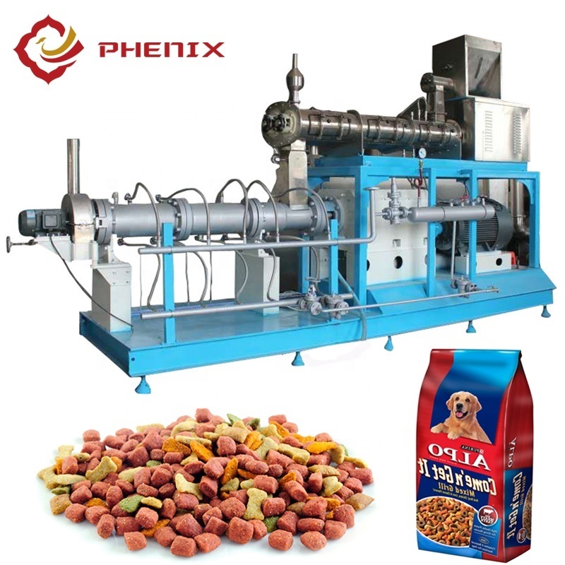 Automatic Extruder dry dog food production line pet dry food machine pet food processing lines