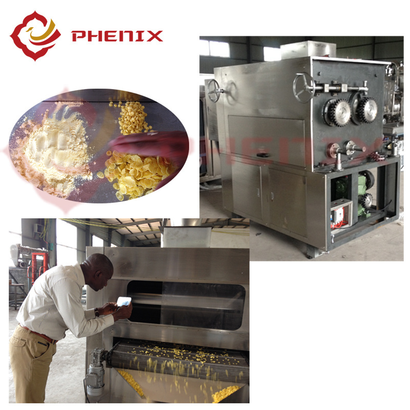 Automatic Corn Flake Maize Flakes Breakfast Cereal Making Machine Food Processing Line from Phenix Machinery