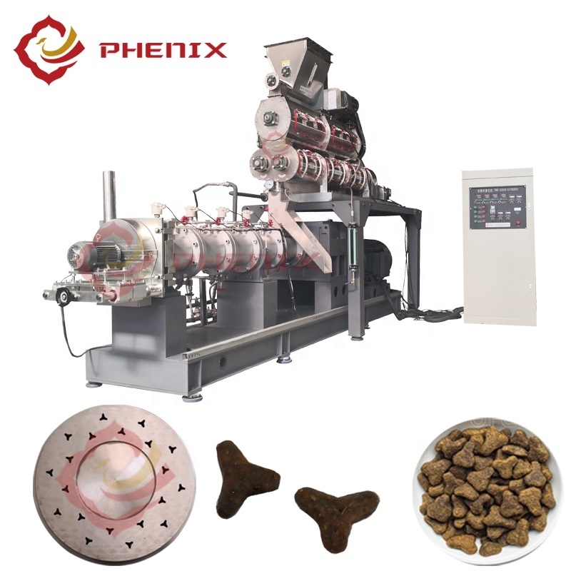 Automatic Extruder dry dog food production line pet dry food machine pet food processing lines