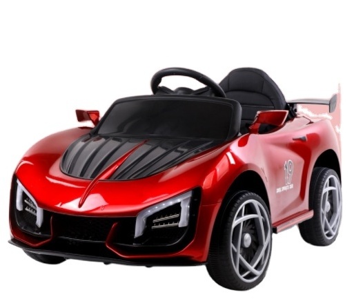 2023 Model Design Four-wheel Dual Drive Charging Remote Control Toy Car Music Battery Baby Car Children's Electric Car