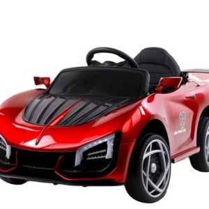 2023 Model Design Four-wheel Dual Drive Charging Remote Control Toy Car Music Battery Baby Car Children's Electric Car