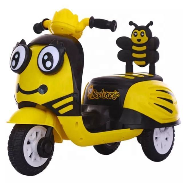 Manufacturer wholesale With Early Education Toys Ride On 6v  electric three Wheel  motorcycle car for Kids