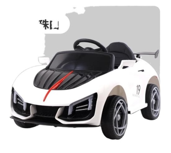 2023 Model Design Four-wheel Dual Drive Charging Remote Control Toy Car Music Battery Baby Car Children's Electric Car