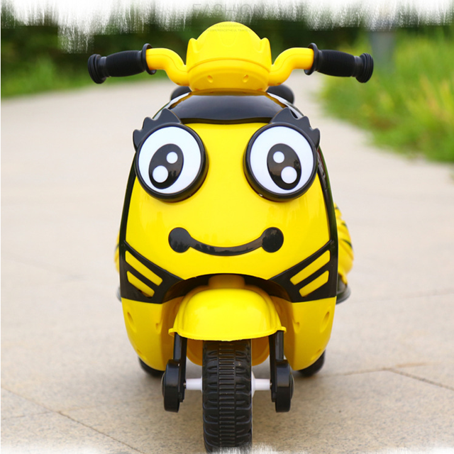 Manufacturer wholesale With Early Education Toys Ride On 6v  electric three Wheel  motorcycle car for Kids