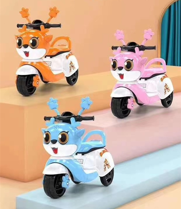 Hot sale cute three plastic wheel kids electric motorcycle for sale/Baby battery operated motorbike for sale