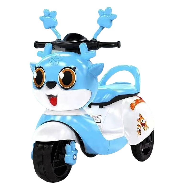 Hot sale cute three plastic wheel kids electric motorcycle for sale/Baby battery operated motorbike for sale