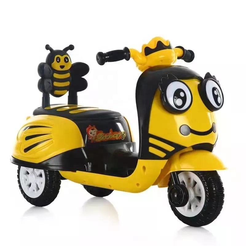 Manufacturer wholesale With Early Education Toys Ride On 6v  electric three Wheel  motorcycle car for Kids