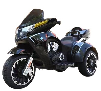 Children's electric motorcycle can sit on adults charging tricycle super large toy car