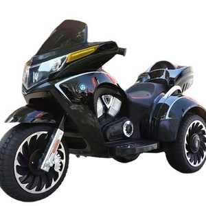 Children's electric motorcycle can sit on adults charging tricycle super large toy car