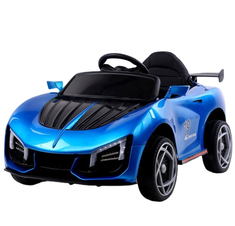 2023 Model Design Four-wheel Dual Drive Charging Remote Control Toy Car Music Battery Baby Car Children's Electric Car