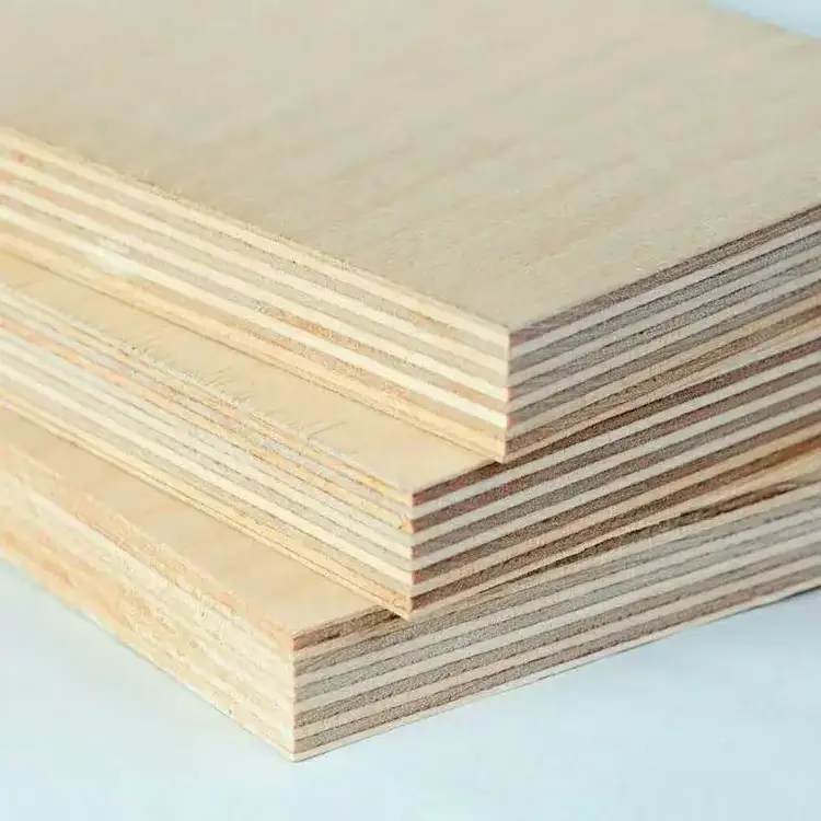 Hot Sales Lumber Wood 3mm 6mm 9mm 18mm bamboo plywood 4x8 Basswood/Birch Commercial Plywood Sheets For Furniture