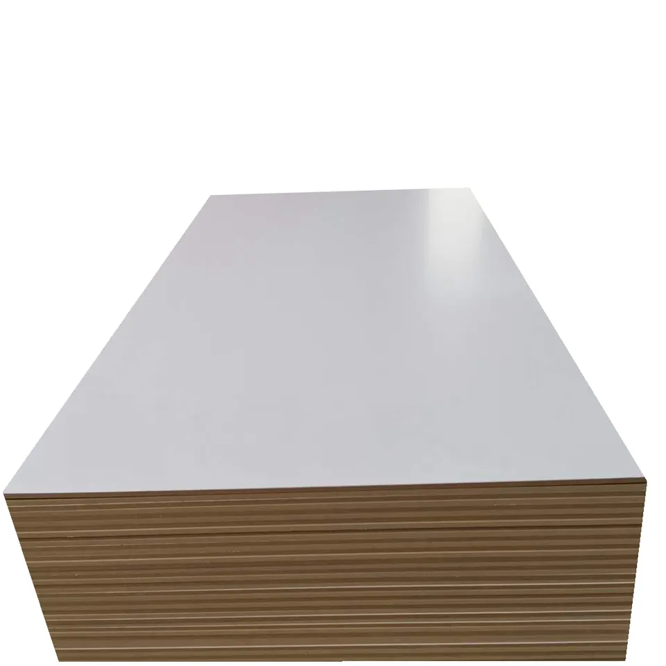 4x8 Melamine Laminated Mdf Board/Melamine MDF Board Price/High glossy melamine mdf