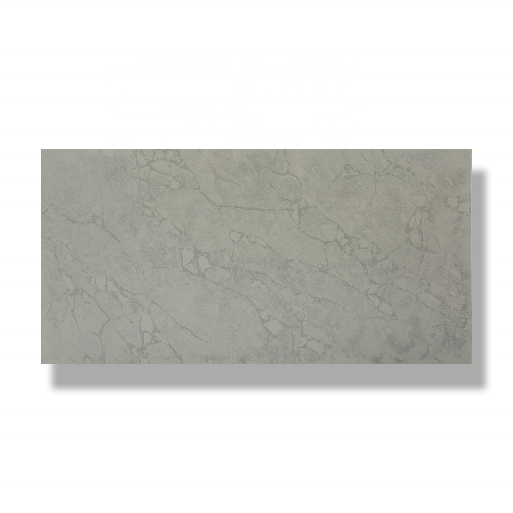 Quartz Slab Kitchen Countertop PXQZ210806-1 Interior Faux Wall Stones for Walls