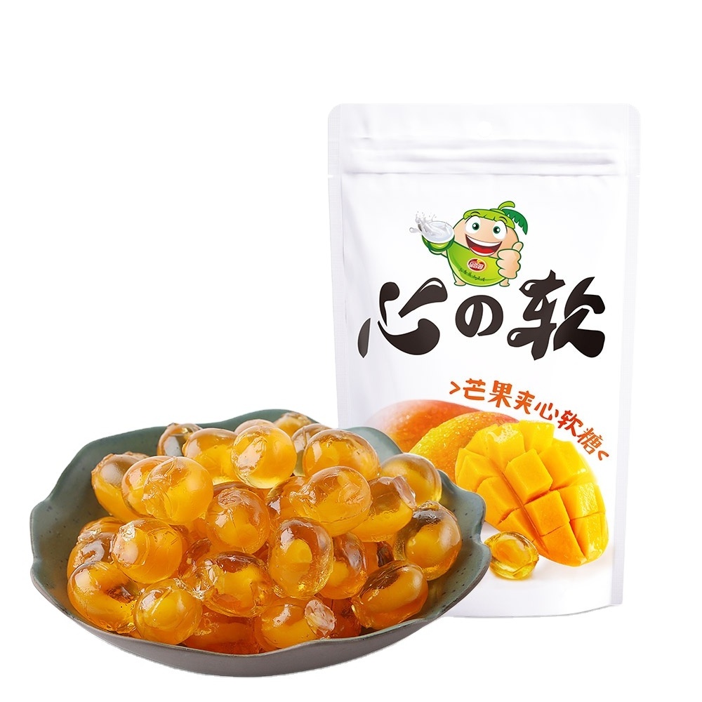 Mango fruit gummy jelly confectionery soft chewy candy