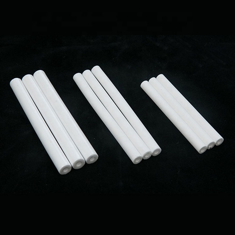 Industrial alumina ceramic tube 99 al2o3 fireproof alumina tube circle alumina tube