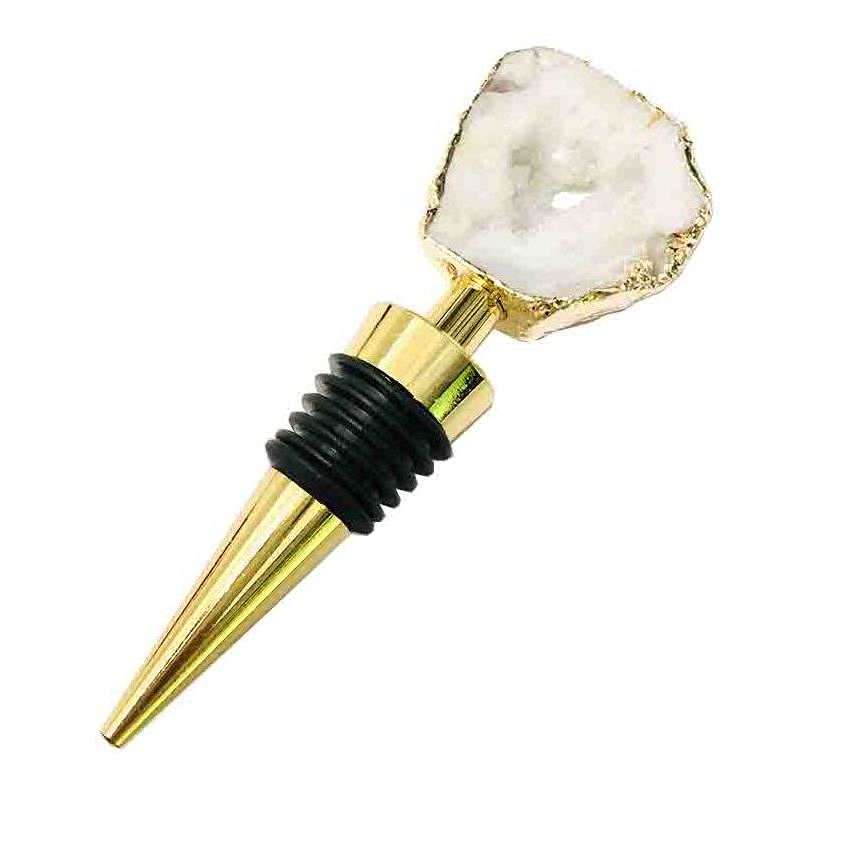 Natural Agate Gemstone Wine Bottle Stopper