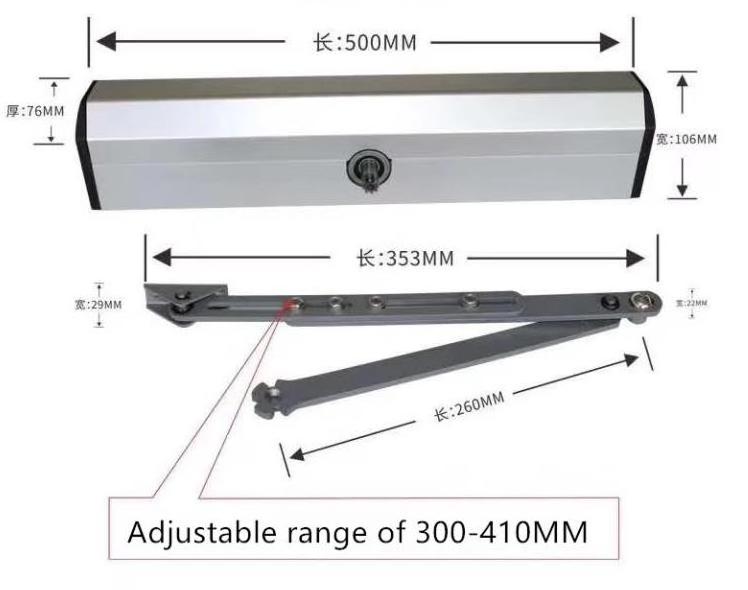 Automatic Swing Doors Operator Swing Sliding Garage Gate Door Opener Electric Door Closer