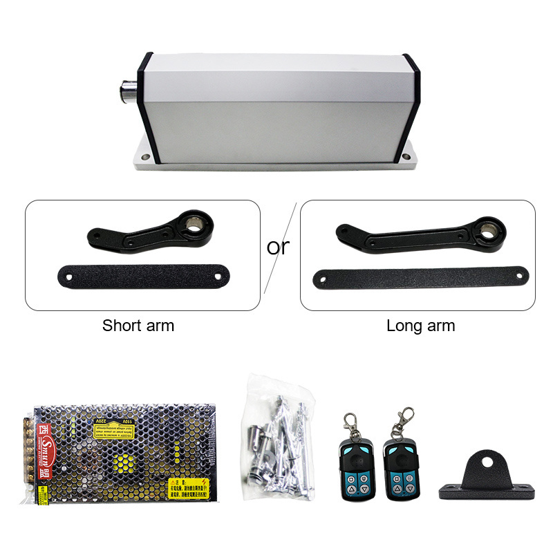 auto gate door closer intelligent residential automatic swing door operated double swing bling door operators