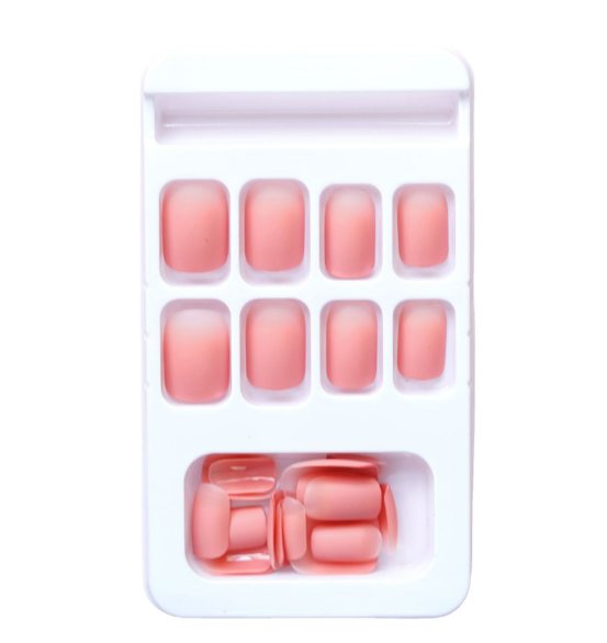 Hot Sale Glue on Nails Acrylic False Nails Gradient Press On Nails