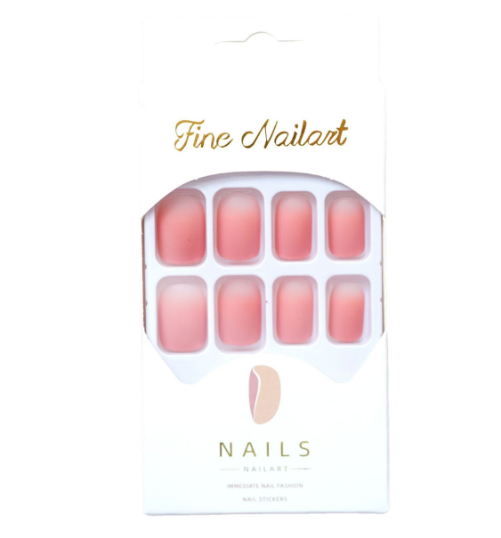 Hot Sale Glue on Nails Acrylic False Nails Gradient Press On Nails