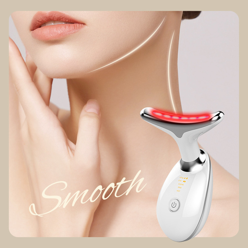 Neck Face Beauty Device 3 in 1 Portable Face Massager for Skin Care Skin Care Face Sculpting Tool Vibration Thermal Microcurrent