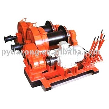 electric double drum winch