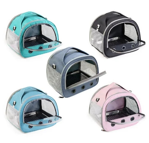 Small Animal Carrier Bag Portable Hamster Carrier Travel Pouch for Parrots Ferret Hedgehog Squirrel Chinchilla Sugar Glider