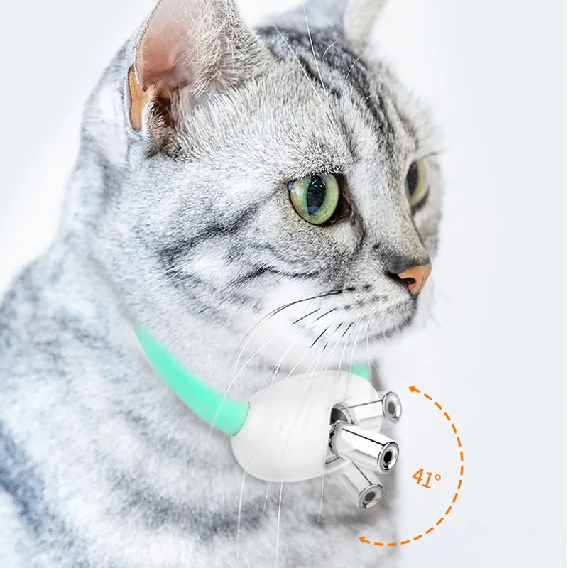 Wholesale Automatic Cat Laser Collar Toys with LED Lights Smart Amusing Cats Laser Collar