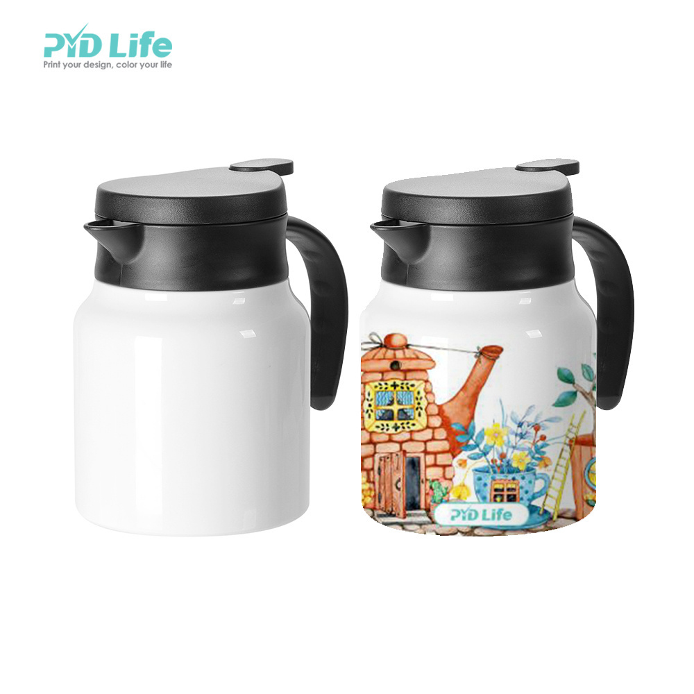 PYD Life New 32oz 1000ml Wholesale Metal Sublimation Blanks Drinking Stainless Steel Coffee Pot Thermos Carafe