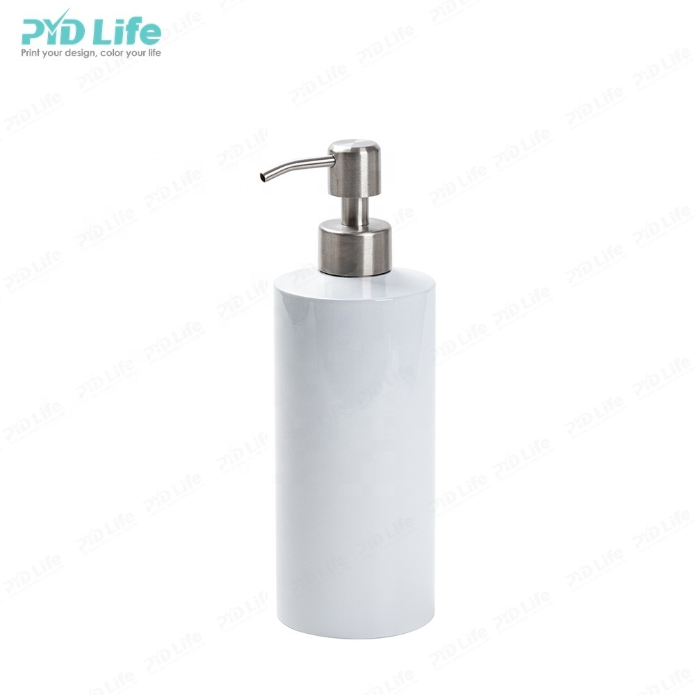 PYD Life 18oz 550ml White Blanks Sublimation Single Wall Stainless Steel Soap Dispenser