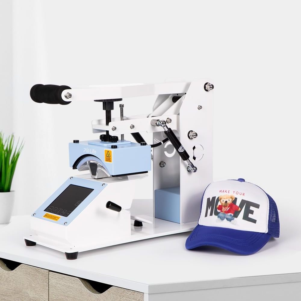 PYD Life Mini Heat Press Machines 3 In 1sublimation Pens Cap Hat Heat Transfer Press For Label