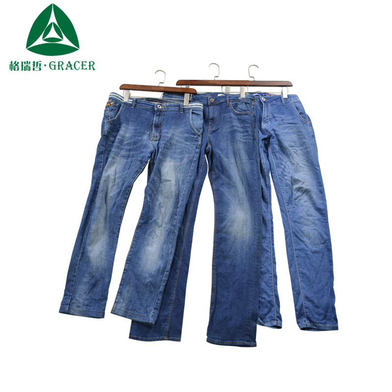 Ropa Por Kilo Vintage Clothes Second Hand Mens Jeans Jackets Wholesale Used Clothes Denim Coat Bales