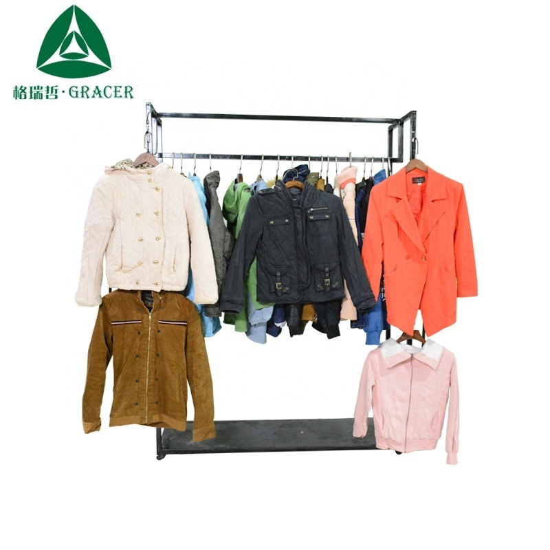 wholesale bulk used clothing men ladies coat second hand clothes bales