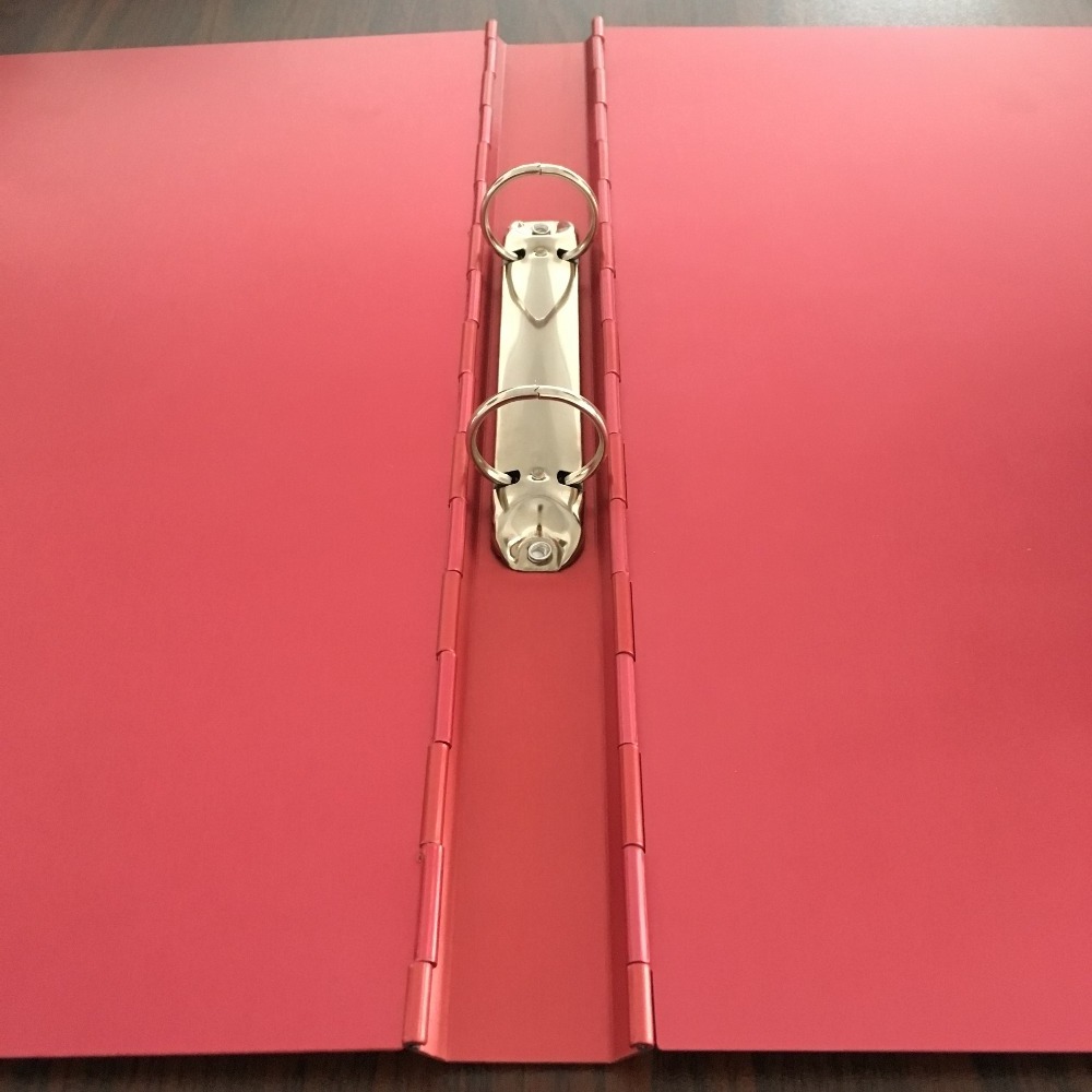 A5 Aluminum Cover Metal Clipboard Folder With Ring Binder