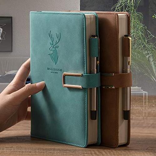 Cheap 2024 Customized Printed Agenda Notebook English Day Planner Diary Students PU Leather Day Daily Weekly Diaries