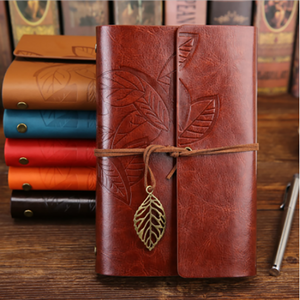 Wholesale PU leather Notebook Loose-leaf Binder Spiral Notebook Folder Agenda Planner Organizer Stationery A6 A5 A4