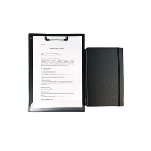 2022 Hotsale New Design Custom Plastic A4 High Quality Folding PVC Clipboard With Pen Holder Foldable Clipboard